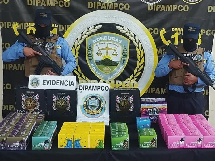 Decomiso vapes espaciales Tegucigalpa