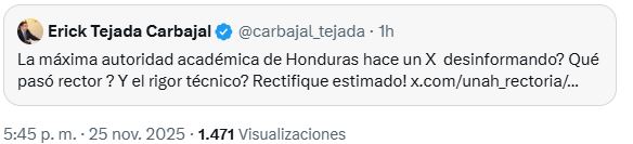 Tejada cuestionó a Fernández.