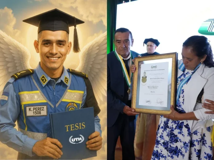 Entregan título póstumo Kevin Pérez