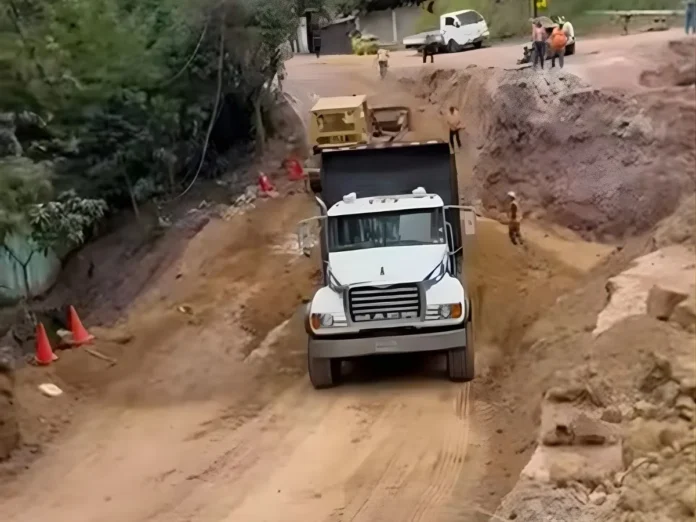 SIT anuncia fase final de reparación en la carretera a Valle de Ángeles