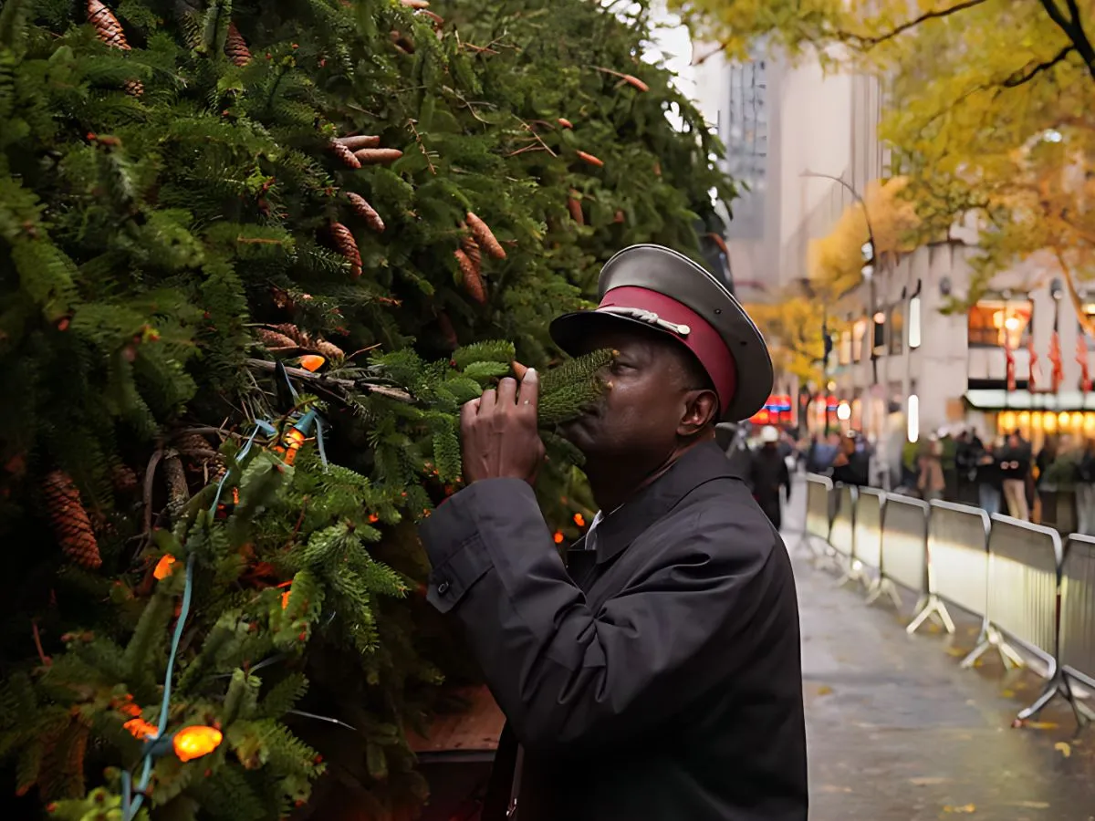 Llega el tradicional árbol de navidad al Rockefeller