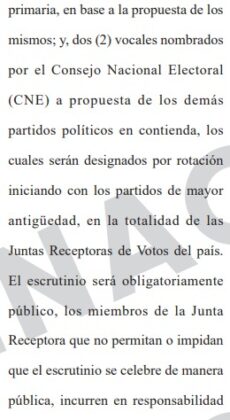 &iquest;Qui&eacute;nes integran las Juntas Receptoras de Votos? Esto dice la ley