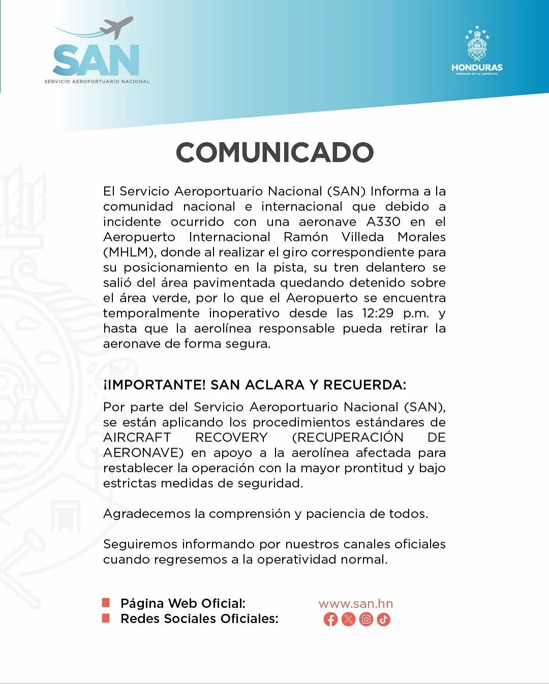 comunicado