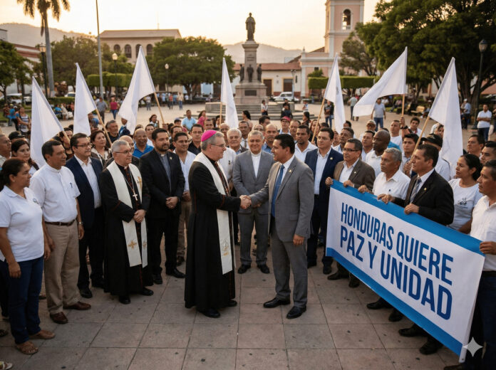 representantes de la iglesia claman paz ante elecciones. Diario tiempo hn