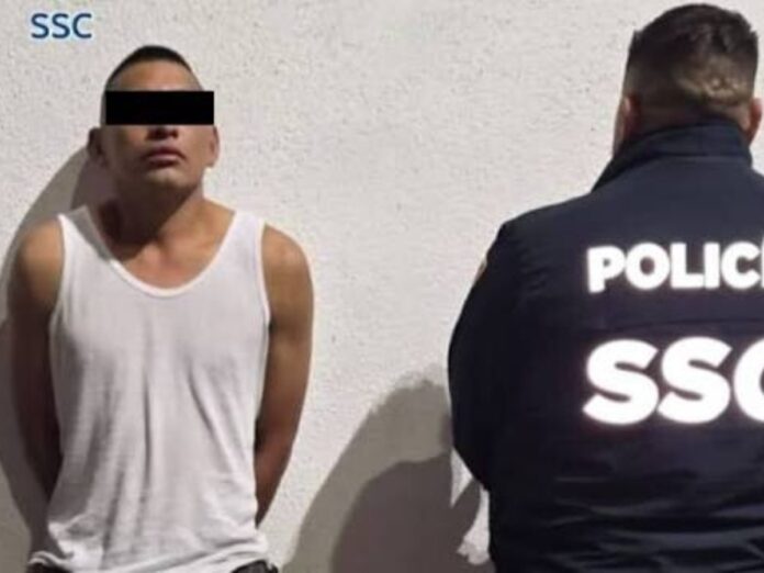 sujeto detenido.