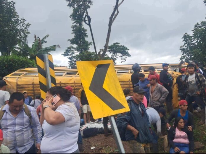 Bus sin frenos accidente Nicaragua
