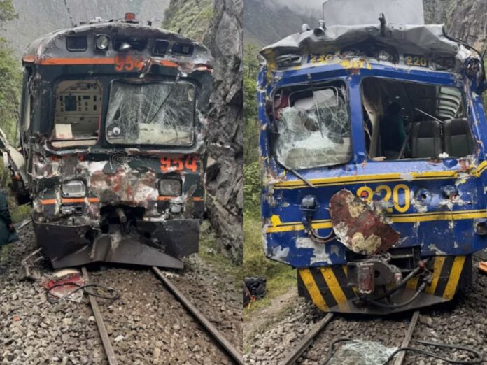 Choque de trenes cerca de Machu Picchu deja múltiples heridos entre los pasajeros