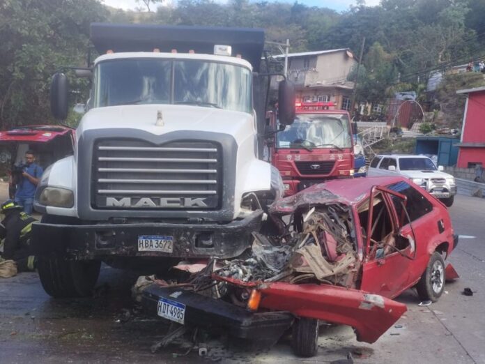 Video accidente salida sur