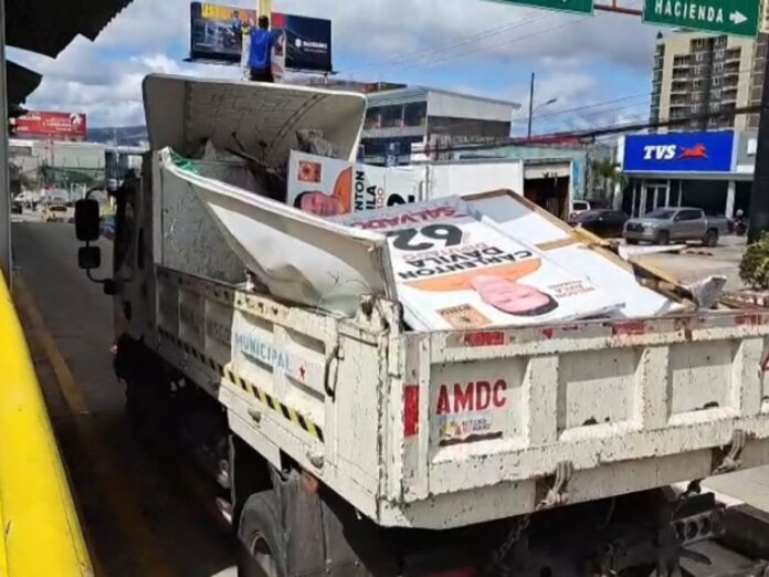 Alcaldía Limpieza Propaganda Política