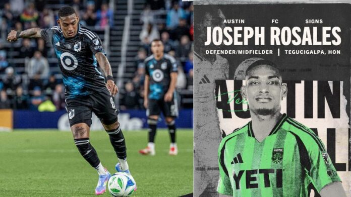 El Austin FC de la MLS de los Estados Unidos le da la bienvenida al defensa izquierdo hondureño, Joseph Rosales.