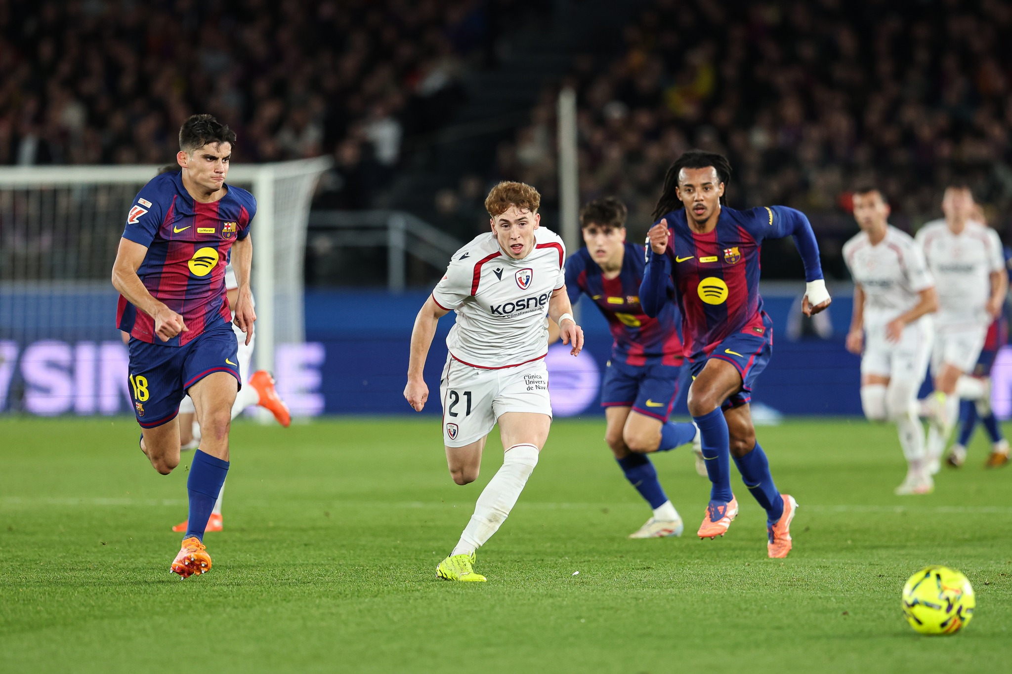 El Osasuna resistió hasta donde pudo, pero al final cedió ante la contundencia de Raphinha.