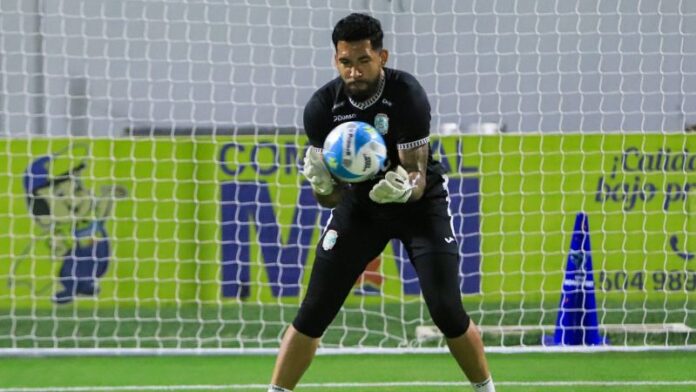 El guardameta César Samudio será baja del Marathón en los dos partidos contra Platense.