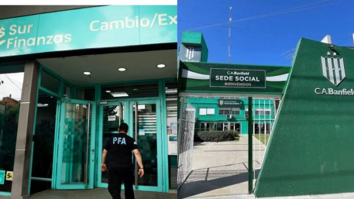 La justicia argentina allana las instalaciones del Club Atlético Banfield.