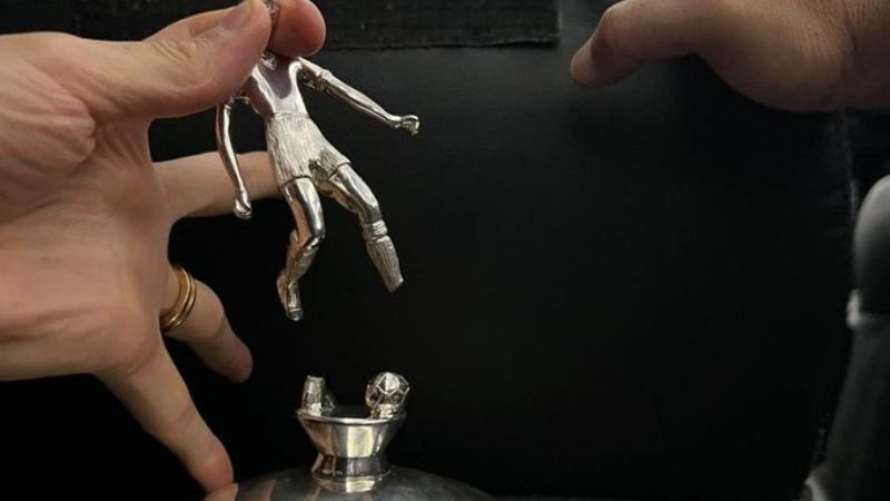 Así quedó la Copa Libertadores luego de las celebraciones realizadas por los jugadores del Flamengo.