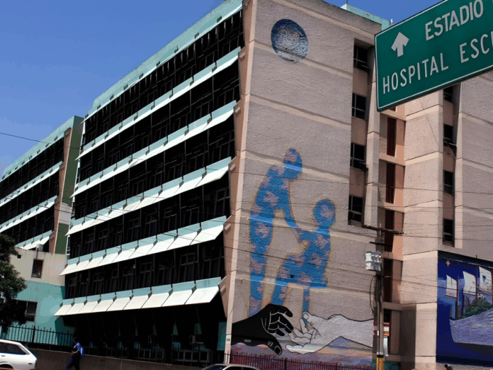 pólvora en Hospital Escuela mujer