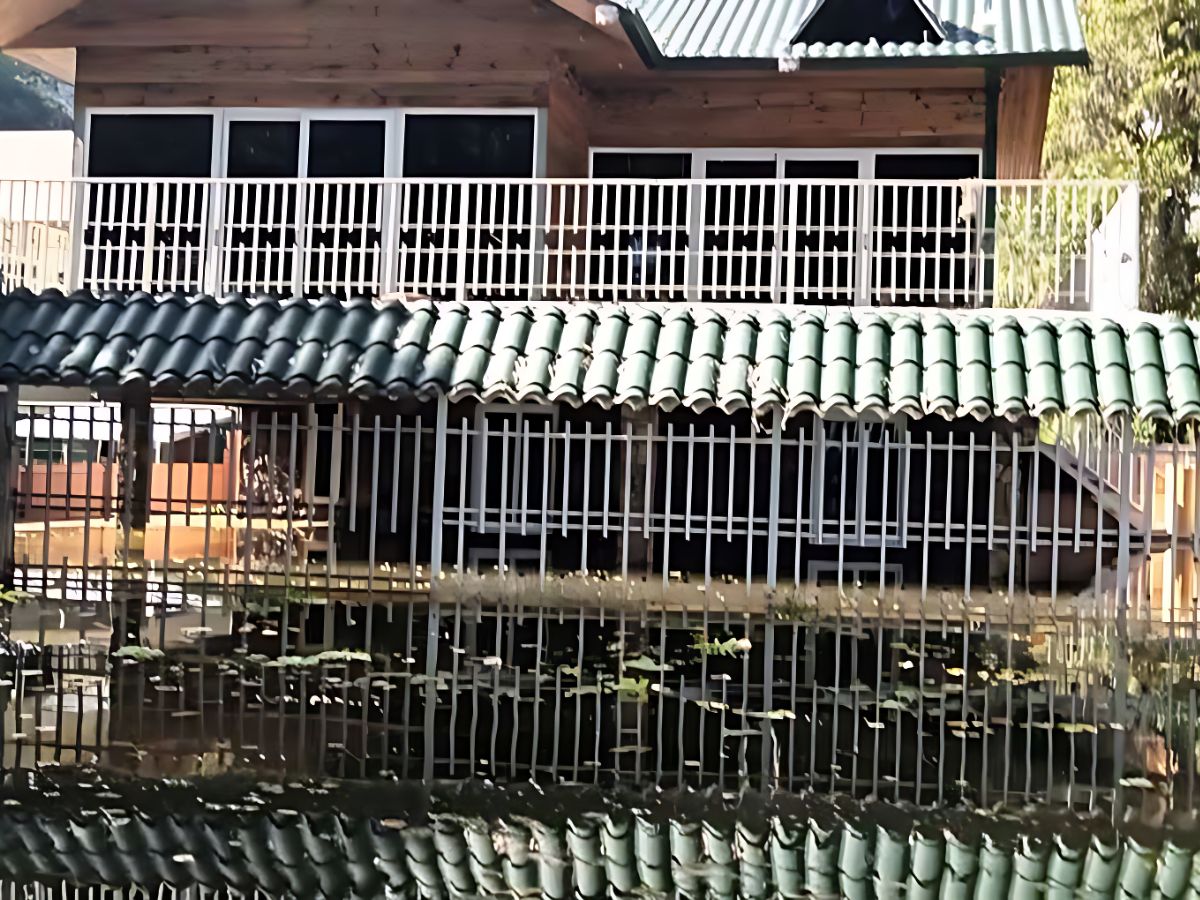 Viviendas inundadas por crecida del Lago de Yojoa 