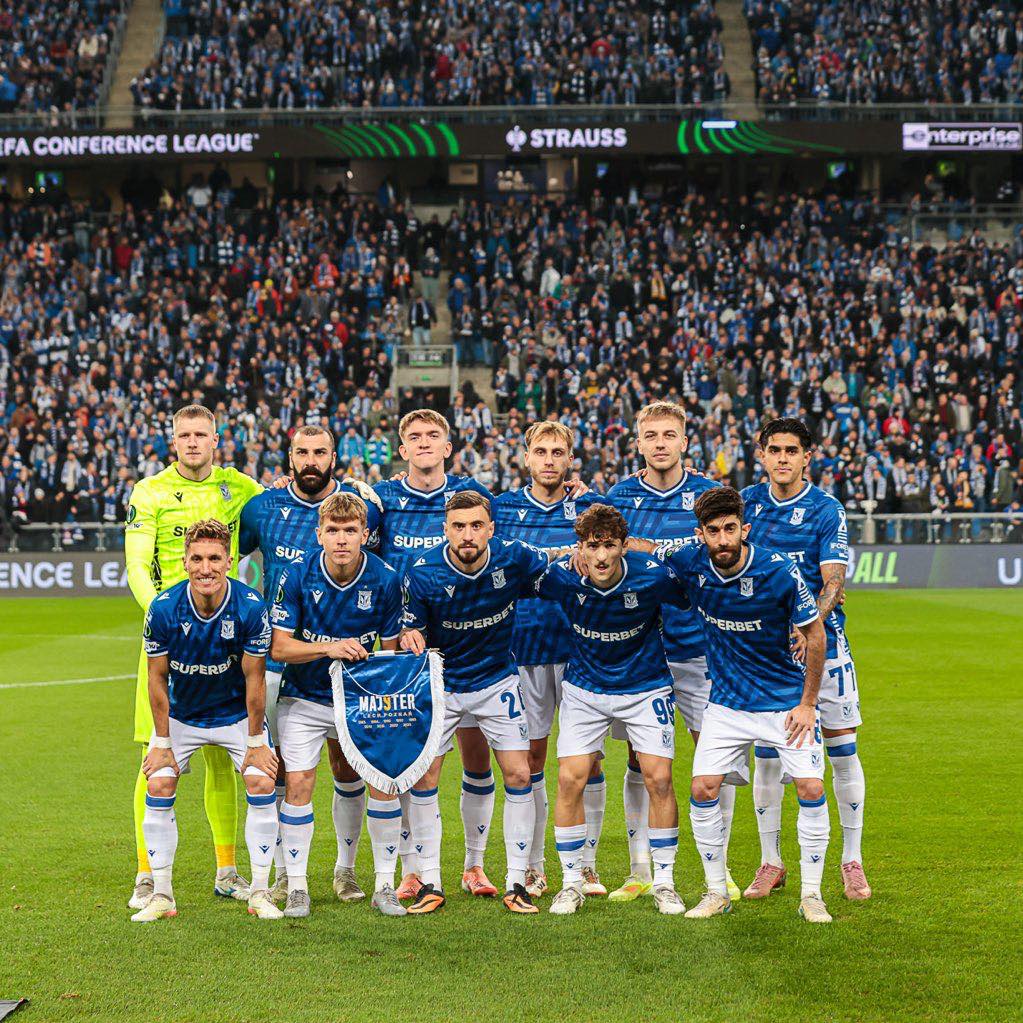 El Lech Poznan corre el riesgo de quedar fuera del Top 8 de la UEFA Conference League.