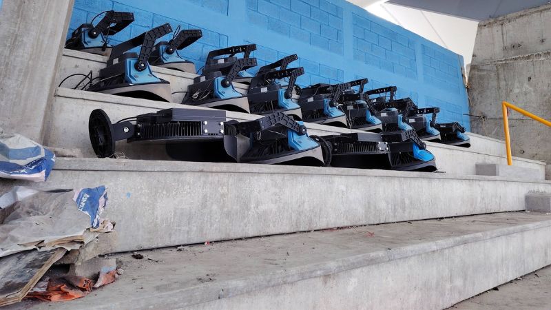 Luego del techo, se instalarán las luminarias en los próximos días.