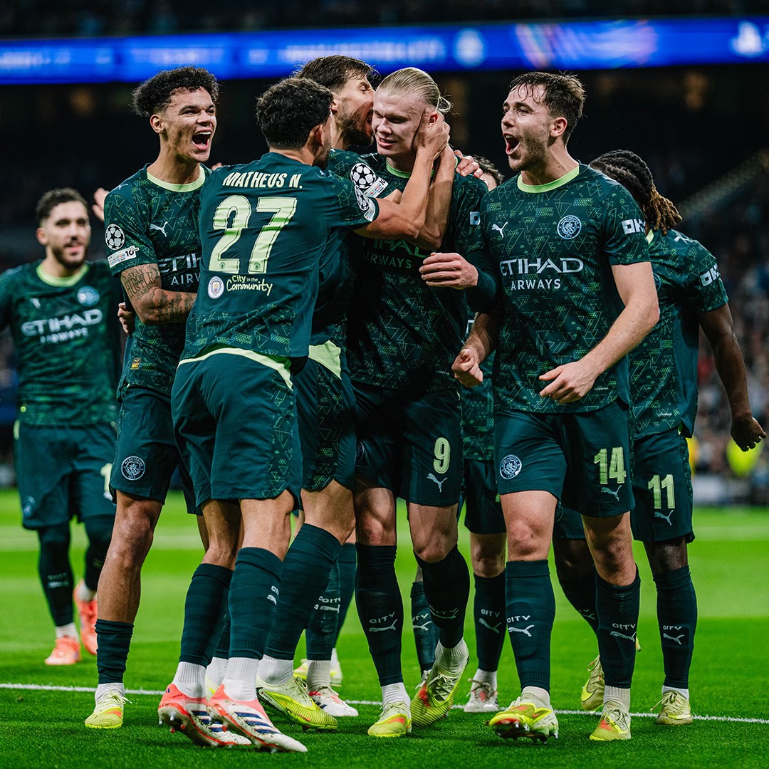 El Manchester City está en puestos de clasificación directa a la siguiente fase de la Champions.