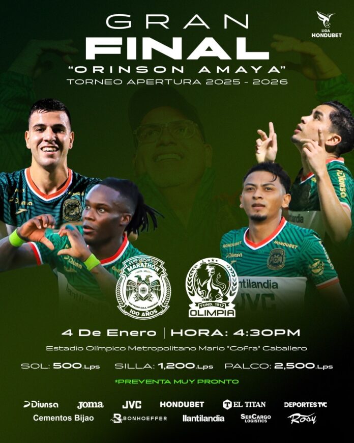 La directiva de Marathón brindó todos los detalles sobre el juego de ida de la final ante Olimpia.