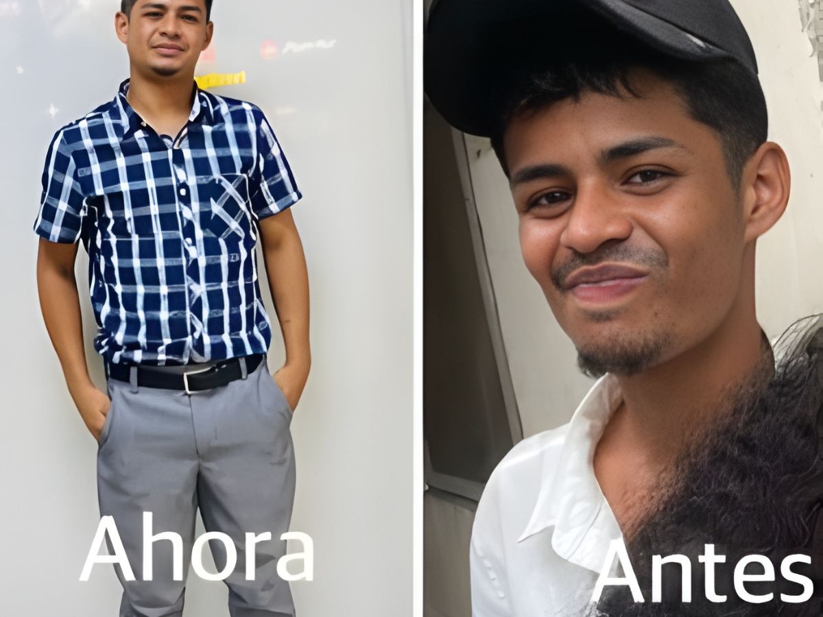 Marlon había tenido un evidente cambio en su físico. Foto de su TikTok.