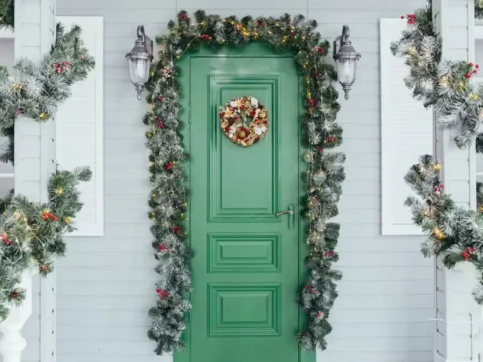 Ochos ideas para decorar tu puerta esta Navidad