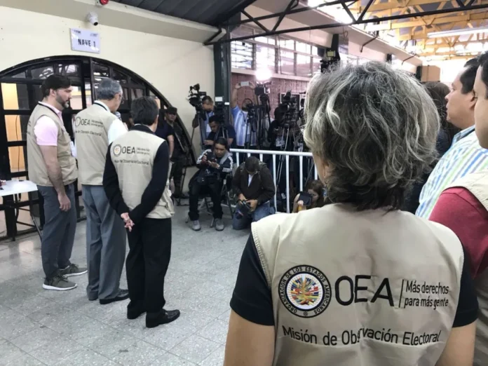 OEA pide al CNE que finalice el proceso de escrutinio