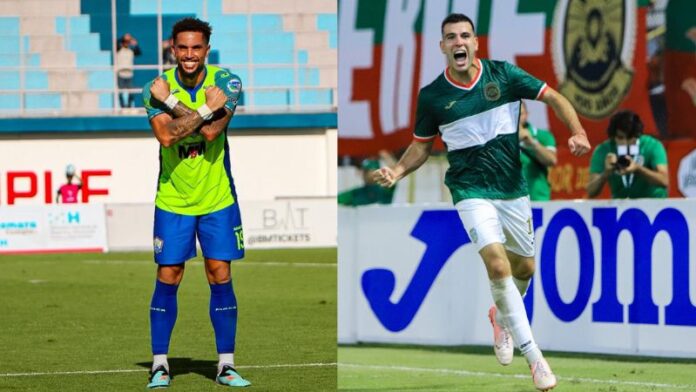 Rodrigo de Olivera y Nicolás Messiniti tendrán su duelo particular este jueves en el estadio Juan Ramón Brevé Vargas de Juticalpa.