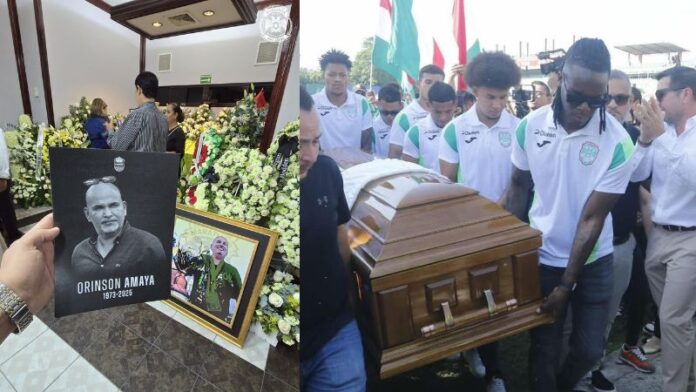 Marathones rinden homenaje a Orinson Amaya en el estadio Yankel Rosenthal.