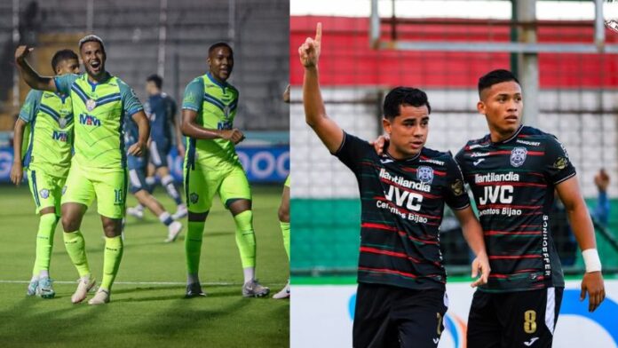 Potros de Olancho FC y Marathón se enfrentan en el estadio Juan Ramón Brevé Vargas de Juticalpa.