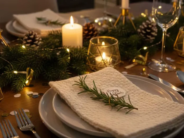 Estas servilletas harán de tu cena navideña