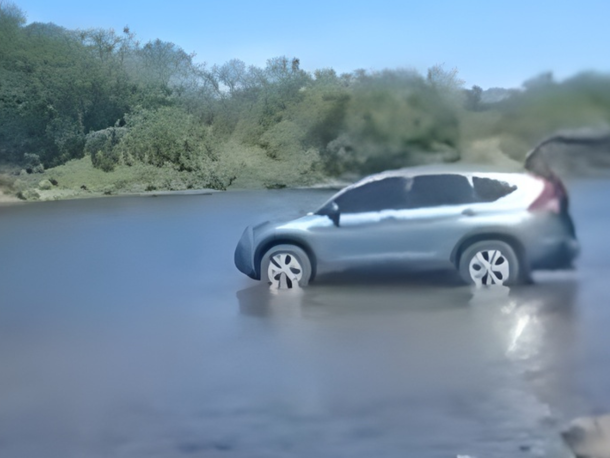 Pareja de maestros río Choluteca