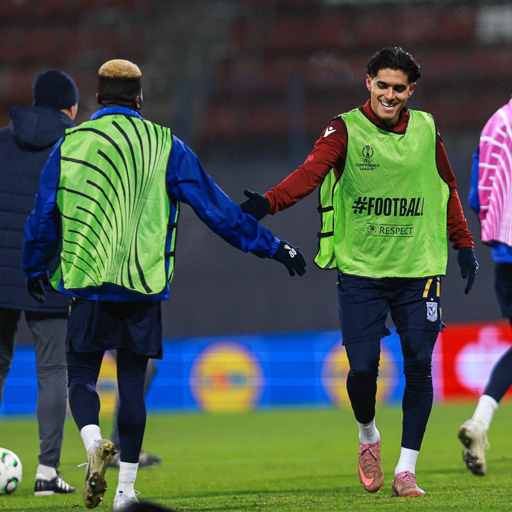 El "catracho", Luis Palma, está teniendo todo el apoyo del entrenador, Niels Frederiksen.