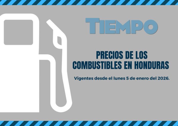 Precio combustibles lunes 5 enero